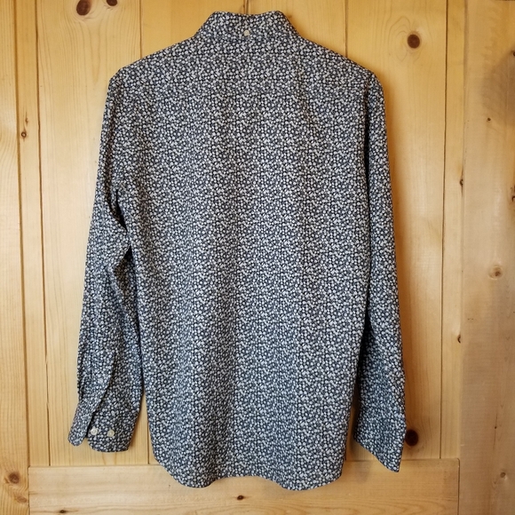 Ben Sherman The Original Floral All Way Stretch Slim Fit LS Button Up Shirt - Picture 5 of 14